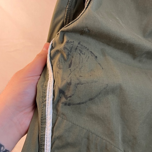 FreeCity - RARE & Vintage Safety Pin Texas Tokyo Moon Printed Army Kimono Size M - Picture 8 of 16